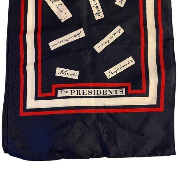 Millicent Italian “The Presidents” Commemorative Neck Scarf by T&M Designs - Picture 3 of 8